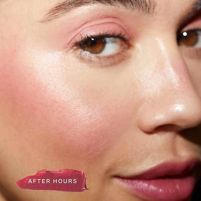 Tower 28 Beauty BeachPlease Cream Blush for Cheeks and Lips - Multi-Purpose Lip and Cheek Tint in Berry Blush - for Sensitive Skin – Color AFTER HOURS, Luminous Finish-BrightBean Baby