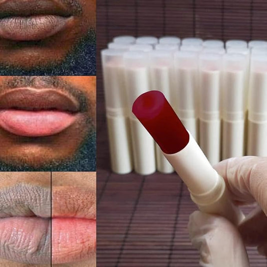 2PC Lip Balm Fade Dark Pigment Whitening Moisturizing Lip Hyaluronic Acid Exfoliating Dead Skin Lightening Lip Care (Red)-BrightBean Baby