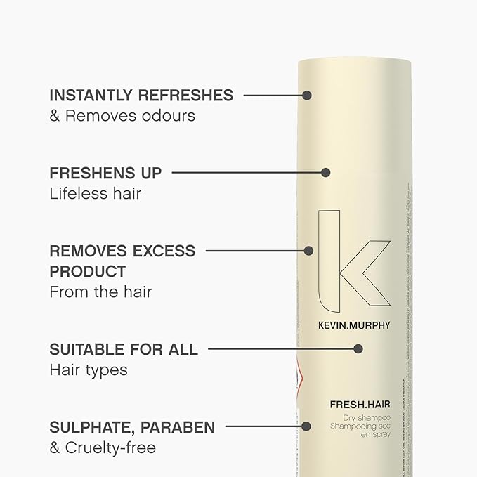 KEVIN.MURPHY FRESH.HAIR - Dry Shampoo Spray - For All Hair Types - Sulphate-Free Dry Shampoo - 250 mL / 8.45 fl oz-BrightBean Baby