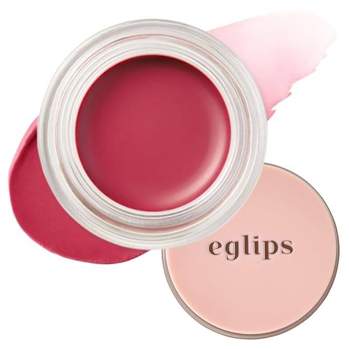 EGLIPS Lip & Cheek Glow Balm - Multi-Use Tinted Melting Balm Blush for Lips & Cheeks Builable and Blendable Texture (06 GLACIER, 0.18 oz)-BrightBean Baby