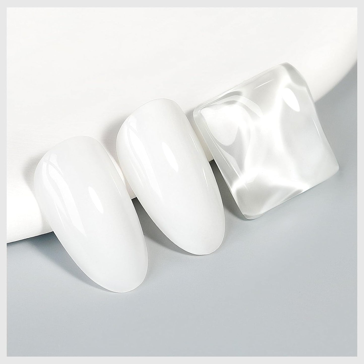 Nail Polish Milky White, Air Quick Dry Nail Lacquer Sheer Color, Regular Fast Drying Fingernail Polish Bulk Non Gel Long-Lasting DIY Salon Gift For Women-BrightBean Baby