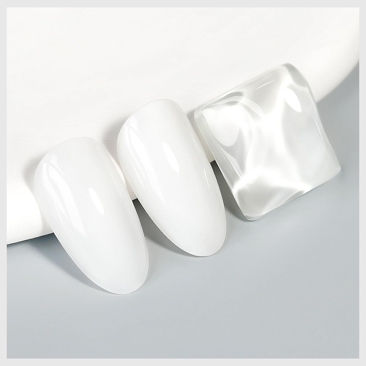 Nail Polish Milky White, Air Quick Dry Nail Lacquer Sheer Color, Regular Fast Drying Fingernail Polish Bulk Non Gel Long-Lasting DIY Salon Gift For Women-BrightBean Baby