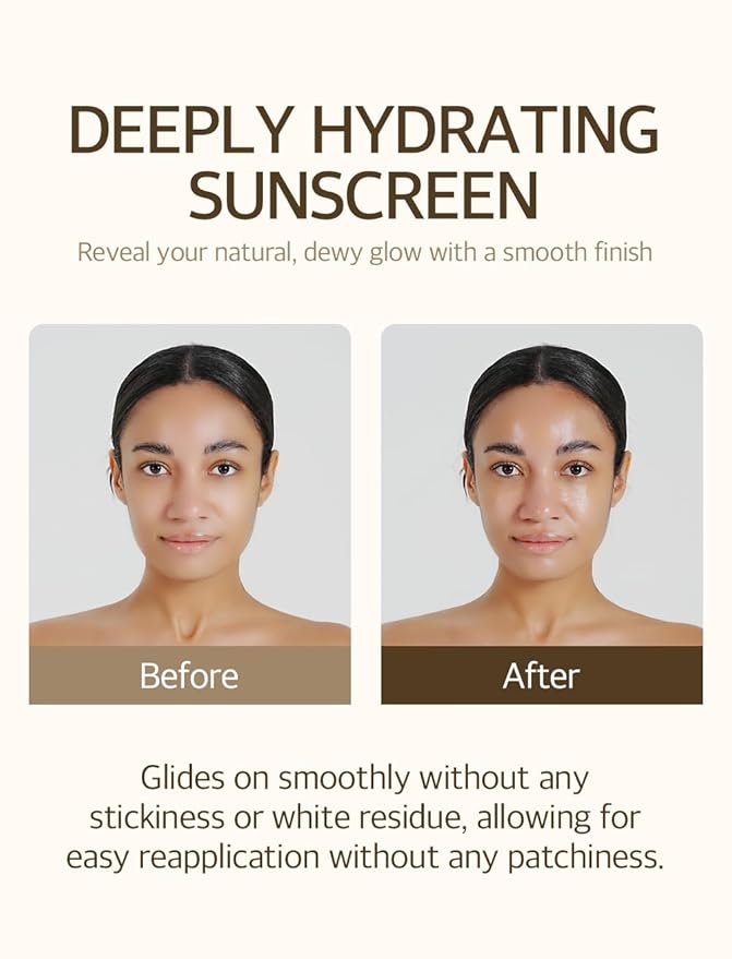 mixsoon Bean Sunscreen 1.69 Fl. Oz. / 50ml SPF 50 Airy Texture Type Lightweight No White Cast For Face Korean Glass Skin Care-BrightBean Baby
