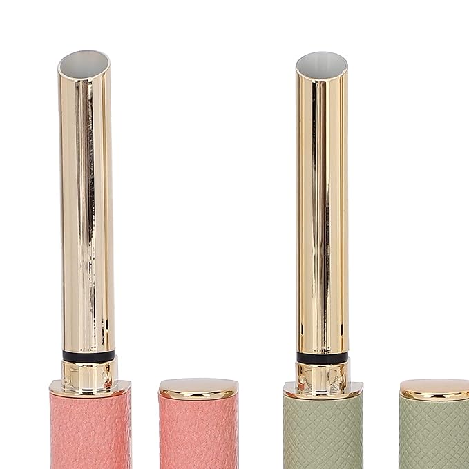 Sonew Empty Lipstick Tubes, 4Pcs Refillable DIY Lip Balm Tube Containers, Reusable Storage Containers Lip Balm Making Kit-BrightBean Baby