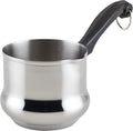Farberware Classic Stainless Steel Butter Warmer 0.63 Qt - Melting Pot with Pour Spout