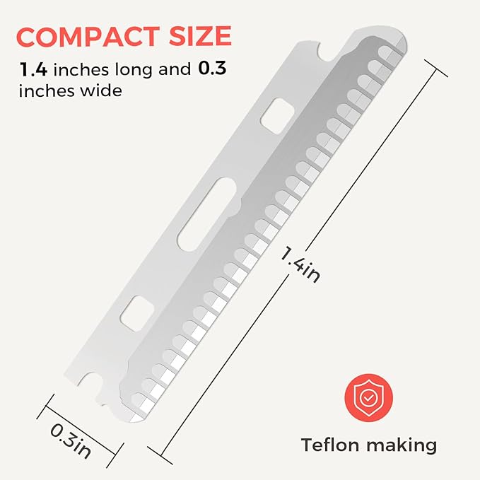 ZOMCHI Precision Eyebrow Razor Blades - Set of 10 Replacement Blades-BrightBean Baby