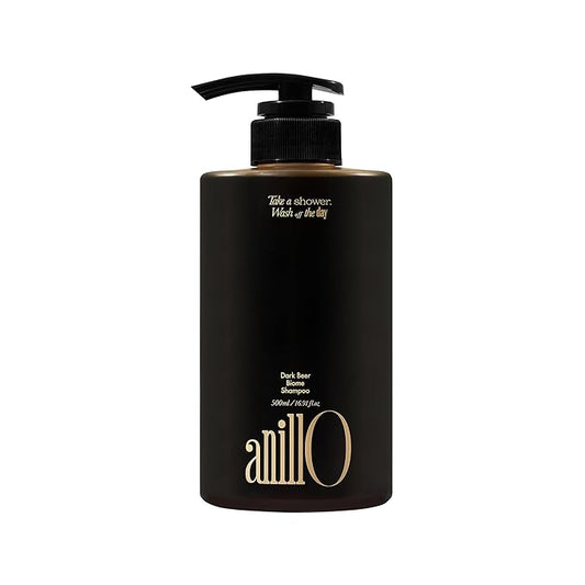 Dark Beer Biome Shampoo - Vegan Anti-Hair Loss Sclap Care with Caffeine & Green Mint Complex for Thicker Stronger Hair- Deep Cleansing, Oil Control & Cooling Effect, Sulfate-Free 500 ml / 16.9 fl oz-BrightBean Baby