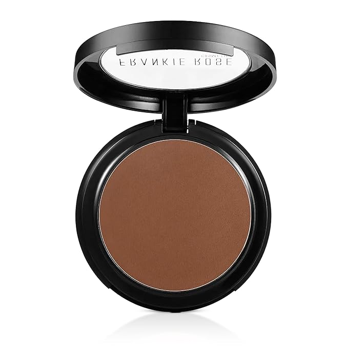 Frankie Rose Cosmetics Powder Foundation – Full Coverage Face Powder For Pores & Imperfections, Evens Out Skin Tone & Shine-Control | 58 Grams (Espresso)-BrightBean Baby