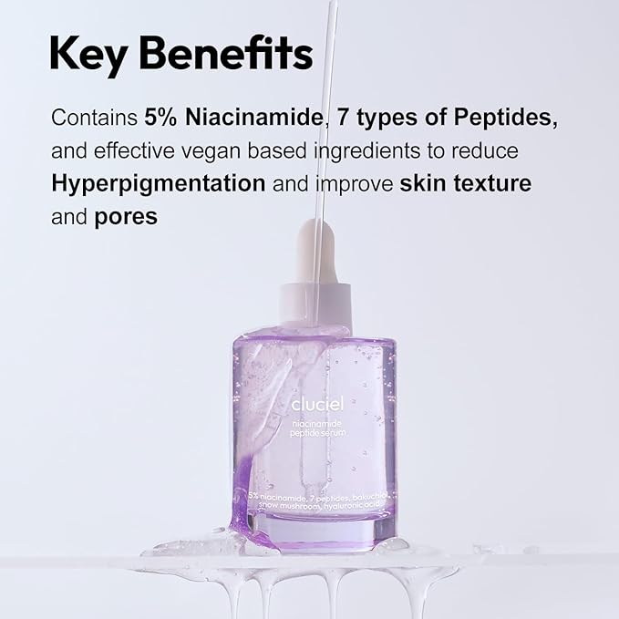 Niacinamide Peptide Serum I Repairing Serum, Targets Dullness, Dark Spots, Hyperpigmentation, Blemishes, Pore Care, Korean Glass skin (50ml / 1.69 fl.oz)-BrightBean Baby