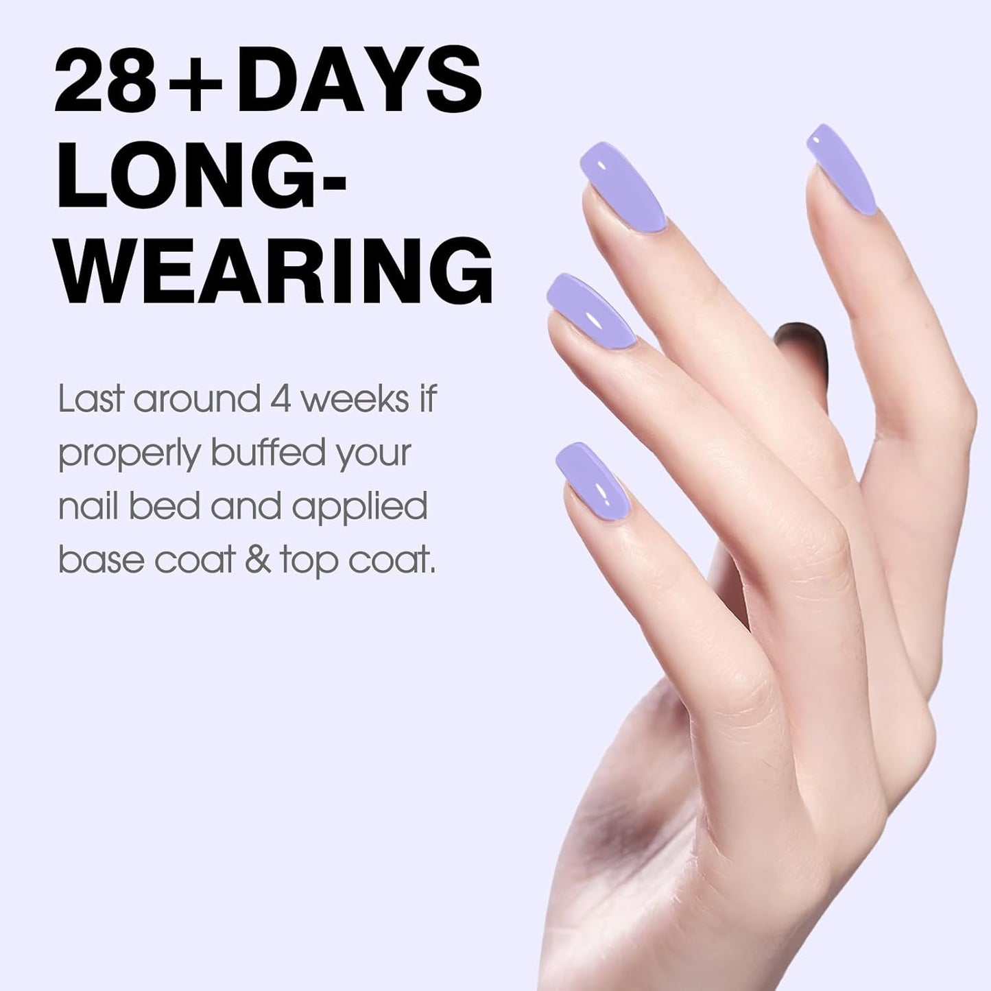 CANNI Purple Gel Polish, 1Pcs Cold Purple Nail Polish Gel High Gloss Soak Off UV Nail French Nail Manicure Salon DIY-BrightBean Baby