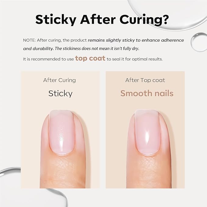 modelones Builder Nail Gel, 7-in-One Clear Builder for Nails, LED Lamp Cured Color Rubber Base Gel Polish Coat Strengthener Thickening Extension Rhinestone Glue in a Bottle for DIY Home Salon Gifts-BrightBean Baby