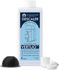 (12 Months Supply) Descaling Kit Compatible with Nespresso Vertuo, Odorless Coffee Brewer Machine Descaler Set, Liquid Descaling Solution for Nespresso, Includes Reusable Pod and 12 Cleaning Tablets