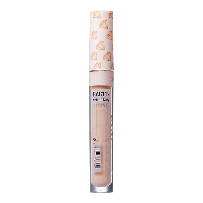 Ruby Kisses All Day Concealer Lightweight Full Coverage Multi-Use Concealer 0.13 Fl Oz (Natural Ivory)-BrightBean Baby