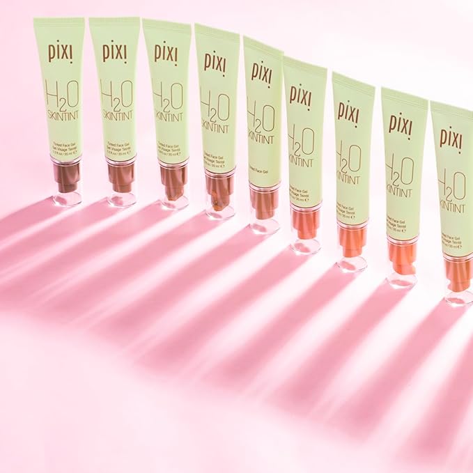 Pixi Beauty H2O SkinTint Tinted Face Gel, 1.2 fl oz / 35 ml, Cream-BrightBean Baby