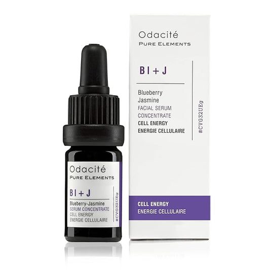 Odacité Anti Aging Serum Concentrate with Blueberry + Jasmine, Hydrating & Skin Brightening Anti-Aging Facial Oil Concentrate for Mature & Tired Skin - 0.17 fl. oz-BrightBean Baby