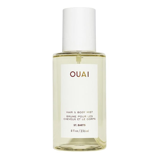 OUAI St. Barts Hair and Body Mist - Tropical-Scented Hair Perfume and Body Spray - Notes of Dragonfruit, Orange Blossom, Tuberose & Musk (8 Fl Oz)-BrightBean Baby