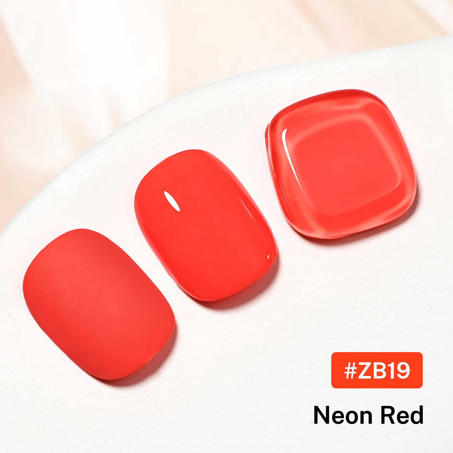 16.5ml Neon Red Nail Polish Glossy Shine Finish Large Volume Quick Dry Nail Polish, Long Lasting Shine, Fingernail Toenail Nail Art DIY Home Travel Nail Art Gift-BrightBean Baby