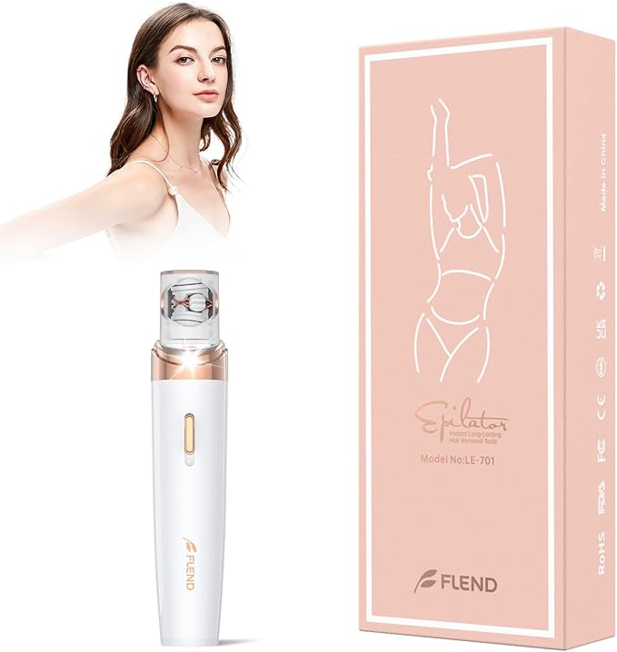 Epilator,2 in 1Epilator for Women Rechargeable,Womens Electric Shaver with LED Light,Hair Removal,Hair Removal for Women Legs/Face/Bikini/Arms,Smooth Epilator Trimmer Travel Kit Set,Simple to use-BrightBean Baby