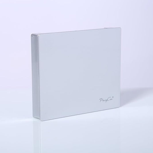 Makeup Mirror with Facial Oil Blotting Paper Sheets – 100 Counts, Silver Compact Folding Cosmetic Travel Mirror Pack (Rose)-BrightBean Baby