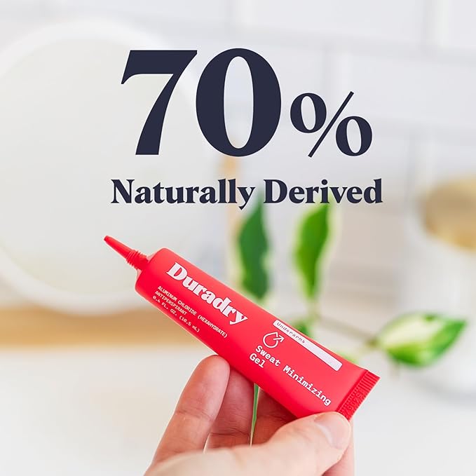 Sweat Minimizing Gel Antiperspirant for Men and Women - Prescription-Strength, Formulated for Excessive Underarm Sweating and Hyperhidrosis - 0.4 Fl Oz-BrightBean Baby