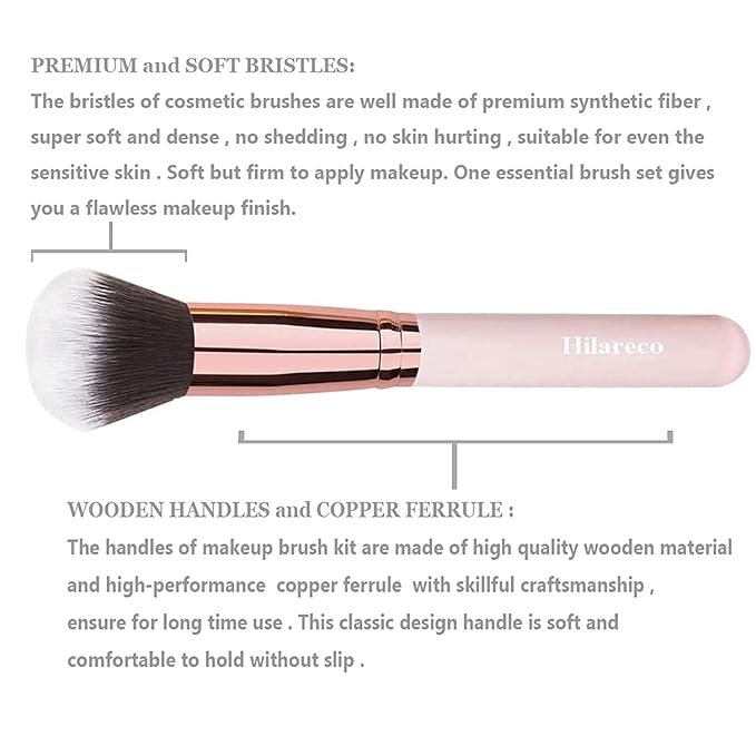 PHOERA Foundation Full Coverage Makeup, Mushroom Head Air Cushion CC Cream Natural Foundation Set,PHOERA Concealer, PHOERA Primer, PHOERA Powder, Foundation Brushes (103 Warm Peach+ 03 Warm Nude CC)-BrightBean Baby
