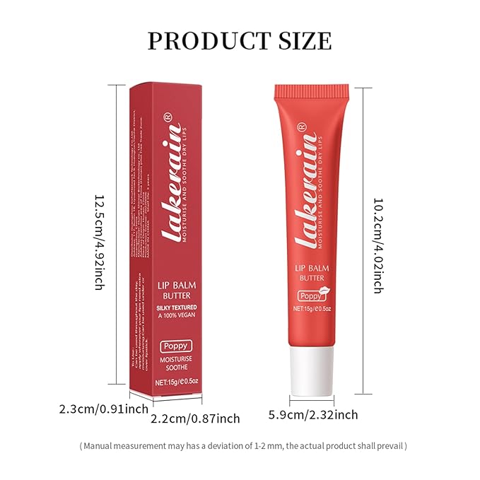 Lip Butter Balm, Day/Night Hydrating Lip Mask, Moisturizing Lip Balm Butter, Ultra-Nourishing Lip Care Moisturizer, Lip Butter Gloss Shine Lip Glow Oil Makeup#4#5#6-BrightBean Baby