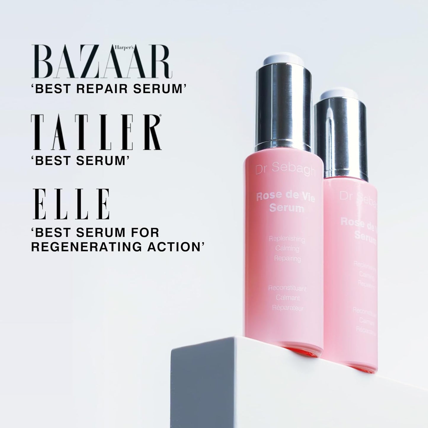 Rose de Vie Serum - 1 fl oz | Nourishing Facial Formula for Dry or Sensitive Skin | Support Skin Vitality-BrightBean Baby