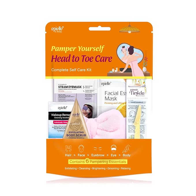 Pamper Yourself Head-to-Toe Care Kit | 6-Piece Spa Gift Set | Ultimate Full Body Relaxation | Ideal Beauty Gift for Spa Days | Korean Skincare-BrightBean Baby
