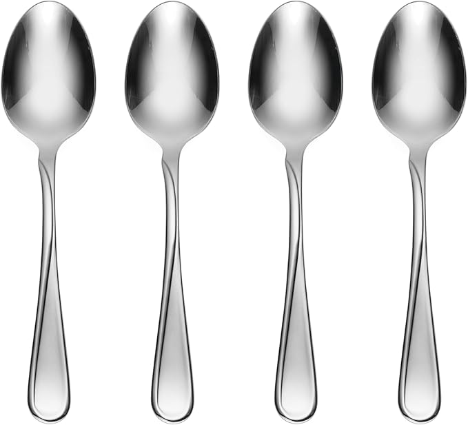 Oneida Flatware Flight Dinner Spoons, Set of 4