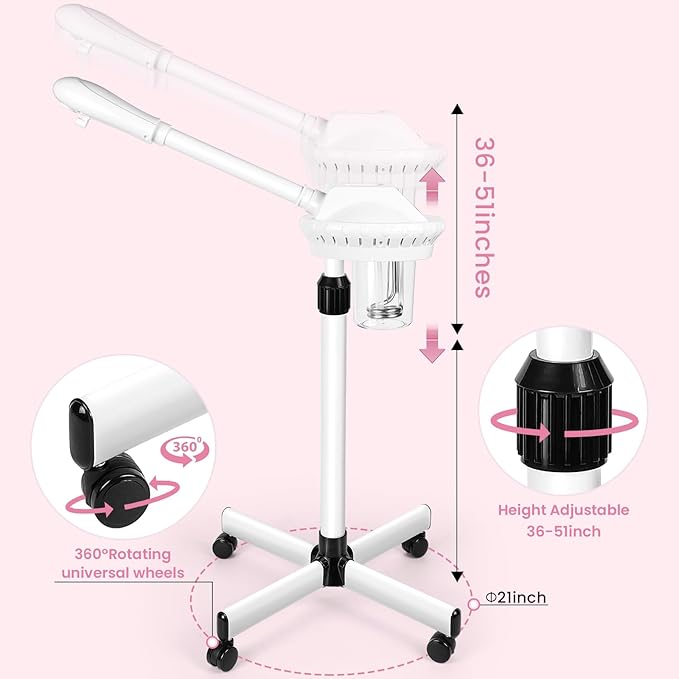 face Steamer Clean Skin Firming Pores and Moisturizing Suitable for a Beauty, Spa, at Home-BrightBean Baby