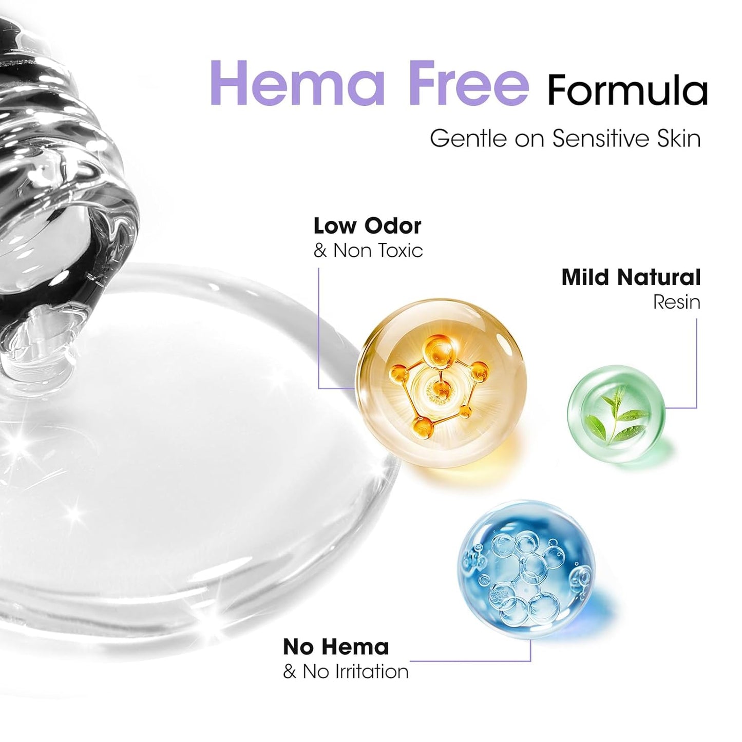 GELLEN 20ml Gel Base and Top Coat, Hema-Free Glossy Top Coat and Base Coat for Gel Nail Polish, No Wipe Soak Off Curing Needed Clear Nail Polish, Easy DIY Manicure Set-BrightBean Baby