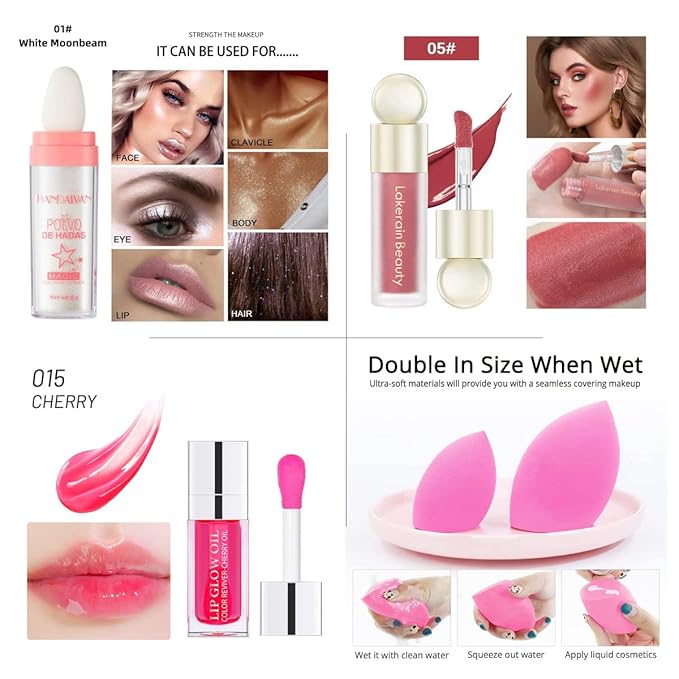 74 Colors Makeup Kit - Makeup Sets - Makeup palettes with 36 Eyeshadow - All in One Makeup Kit for Women and Girls Full Kit for Valentine's Day Gifts-BrightBean Baby