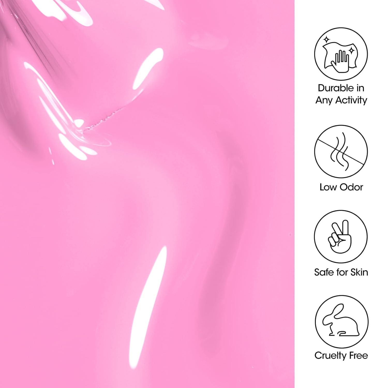 Gellen Pink Gel Nail Polish, 18ML 1Pc Pink Purple Gel Polish Soak off UV LED Nail Lamp Pink Nail Polish for Spring Summer Salon DIY Nail Art Manicure at Home Holiday Gift for Women, 0.61 Fl Oz-BrightBean Baby