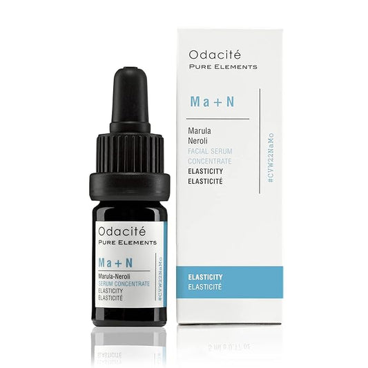 Odacité Anti Aging Serum Concentrate with Marula + Neroli, Elasticity Glow Recipe - Facial Oil for Hydration, Skin Texture & Visibly Smoother and More Supple Skin, 0.17 fl. oz-BrightBean Baby