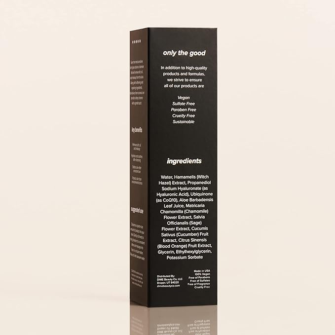 DIME Beauty Super Skin Toner, Alcohol-Free Witch Hazel Toner, Hydrating Toner for Face with Aloe Vera and Cucumber Extract, 4 oz / 120 ml-BrightBean Baby