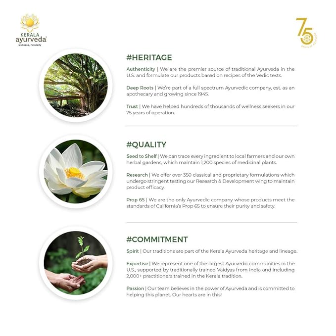 Kerala Ayurveda Kesini Hair Oil (3.38 fl oz) | Herbal Blend with Bacopa, Hibiscus, Amla, Indigo, Castor & Coconut Oil | Deeply Nourishes Dry Scalp & Strengthens Hair | Paraben-Free, Mineral Oil-Free-BrightBean Baby