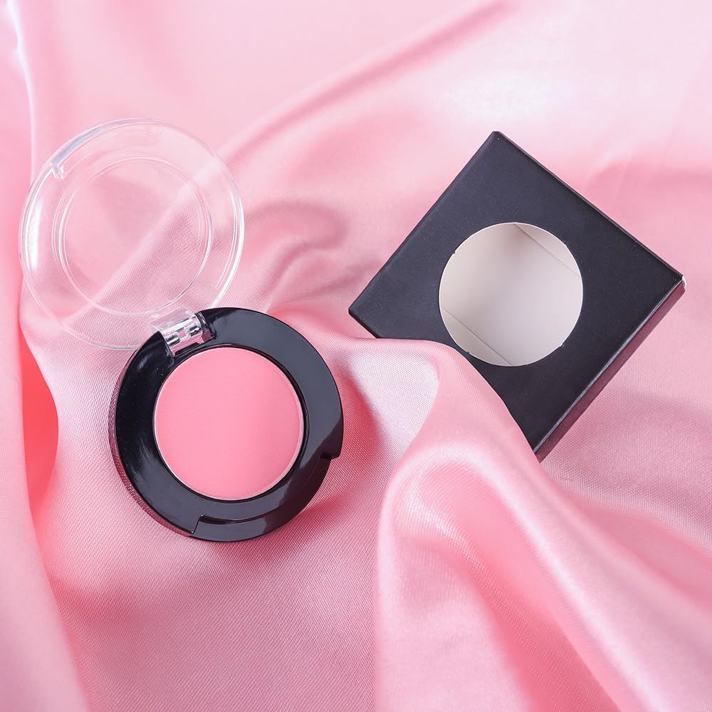 Monochrome Pressed Eyeshadow, Matte Pink Waterproof Neutral Powde Mini Eyeshadow, sombras para ojos, Talc, Paraben & Cruelty Free (C09#Matte Pink)-BrightBean Baby
