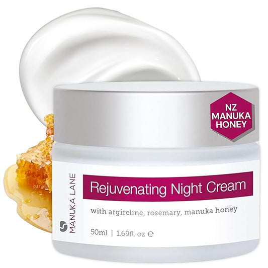 Manuka Lane Night Cream with Retinol, Manuka Honey, and Peptides Real Glowing Results for Youthful, Healthy Skin-BrightBean Baby
