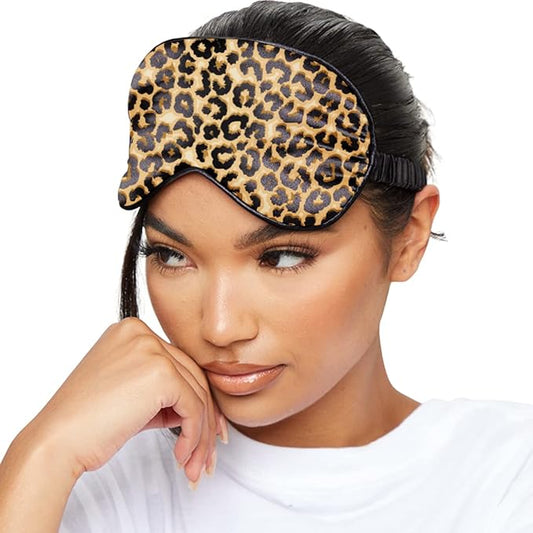 SMUG Satin Sleep Mask & Eye Mask | Travel Sleep Masks for Women & Men | Soft Sleeping Eye Mask to Nourish Skin & Reduce Dark Circles | Eye Sleep Mask Shades to Block Out Light | Animal-BrightBean Baby