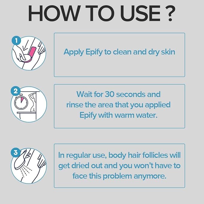 Epify Intimate Hair Removal Cream for Men and Women - Sensitive Skin, Pubic & Bikini Areas (Pack of 3)-BrightBean Baby