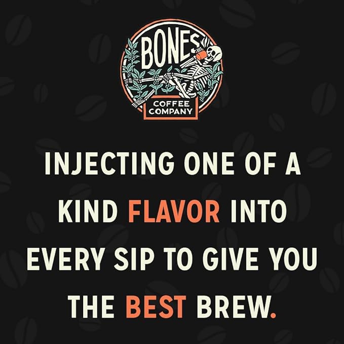 Bones Coffee Company Spongebob Goofy Goober Sundae, Banana Split Flavored Coffee, Medium Roast Low Acid Arabica Beans Compatible with Auto drip and French Press Coffee Maker, 12 Oz Whole Bean