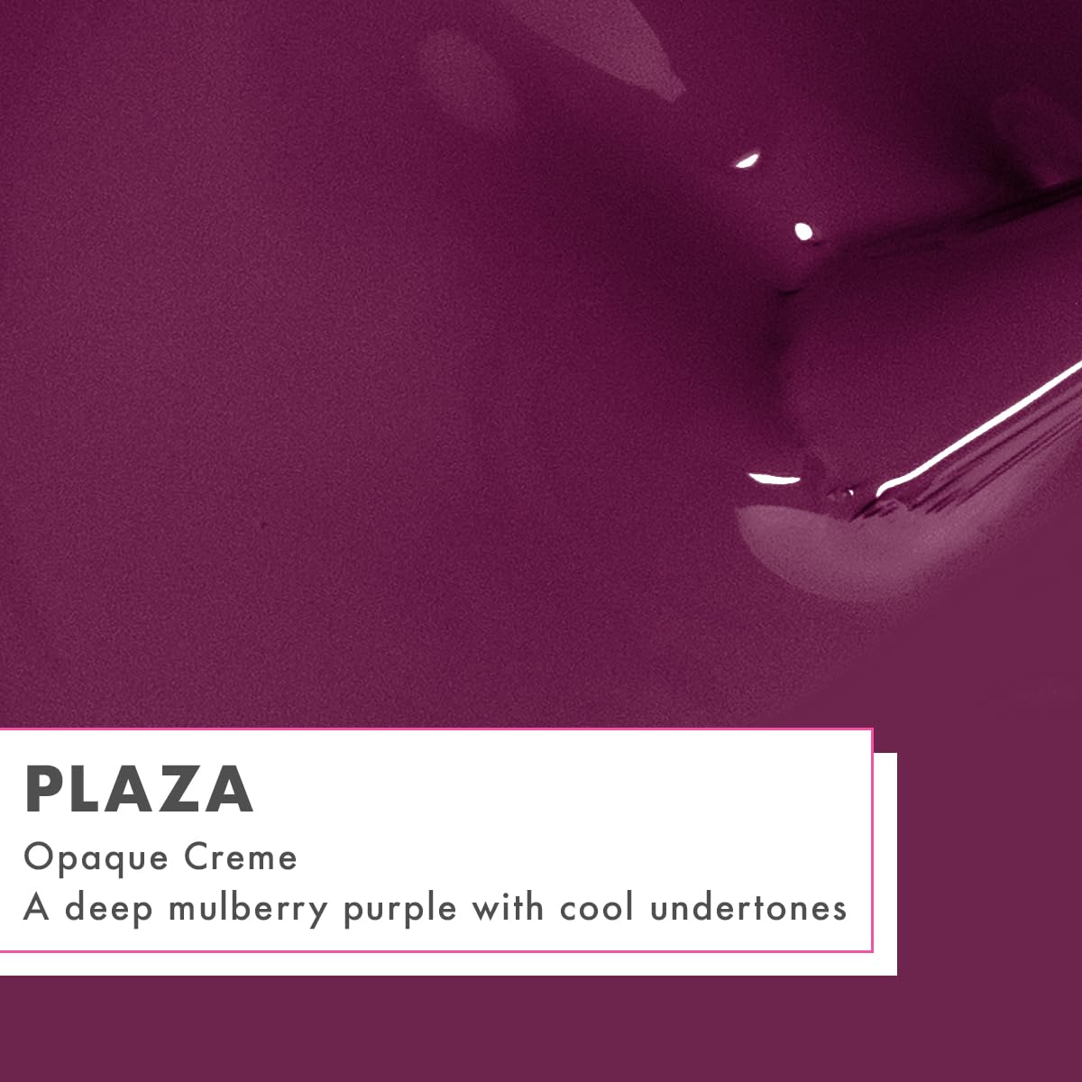 Olive & June Gel Polish | UV LED Nail Lamp Needed | Long Lasting Formula | Up to 21 Days of Wear | Damage-Free Removal | Salon-Quality Manicure, Pedicure at Home | Plaza | Mulberry Purple-BrightBean Baby