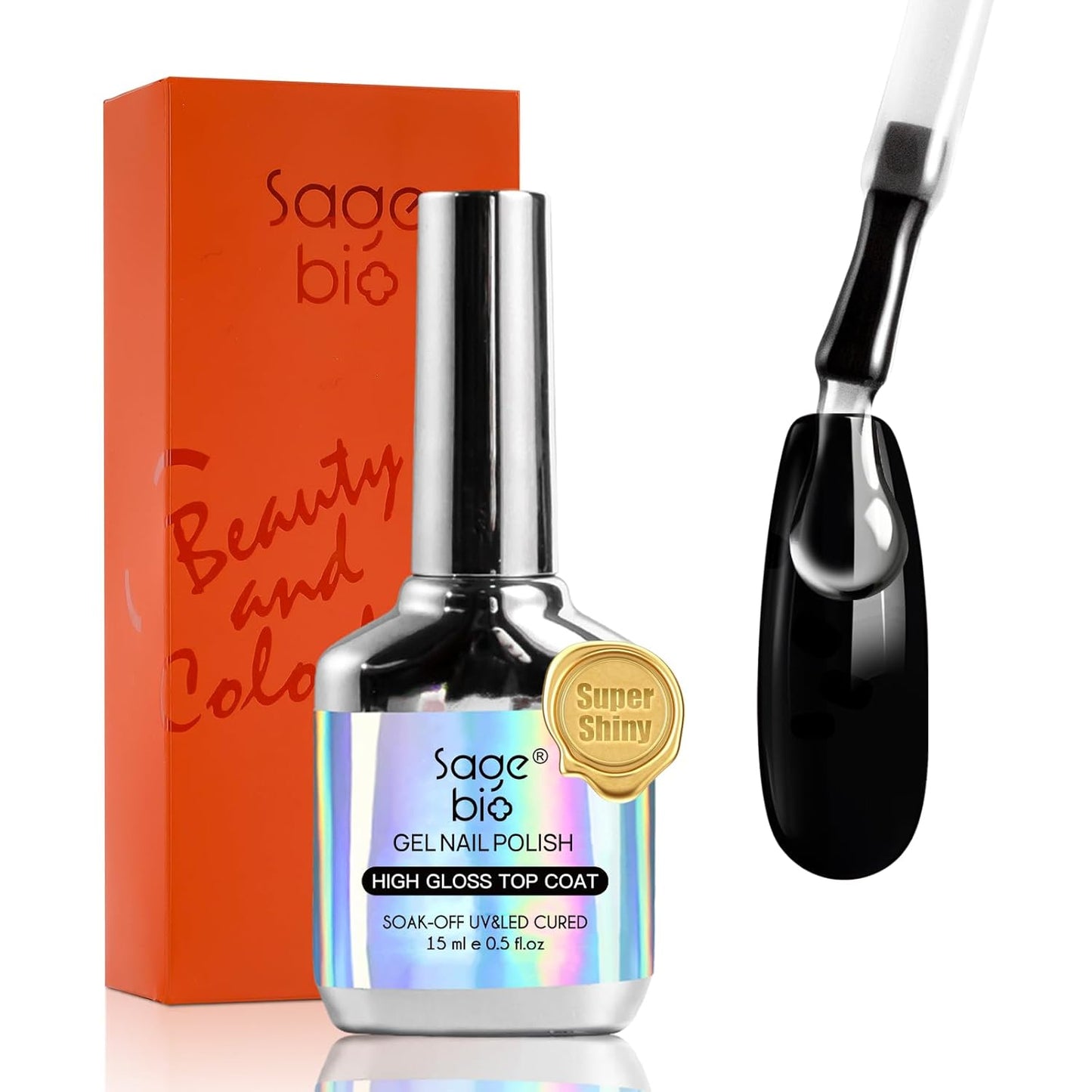 Cat Eye Gel Nail Polish with Magnet Stick, 15ml Glitter Holographic Nail Polish, Magnetic Effect Gel for Home DIY Manicure Gift, 26-BrightBean Baby