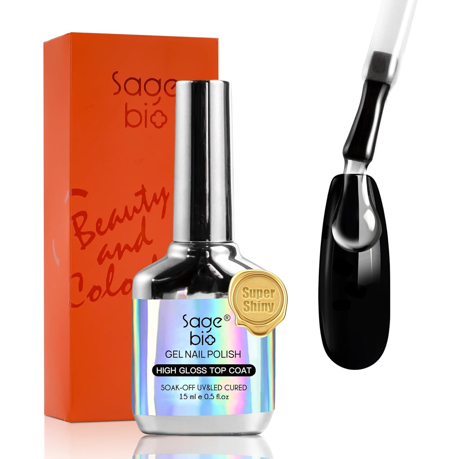 Cat Eye Gel Nail Polish with Magnet Stick, 15ml Glitter Holographic Nail Polish, Magnetic Effect Gel for Home DIY Manicure Gift, 26-BrightBean Baby