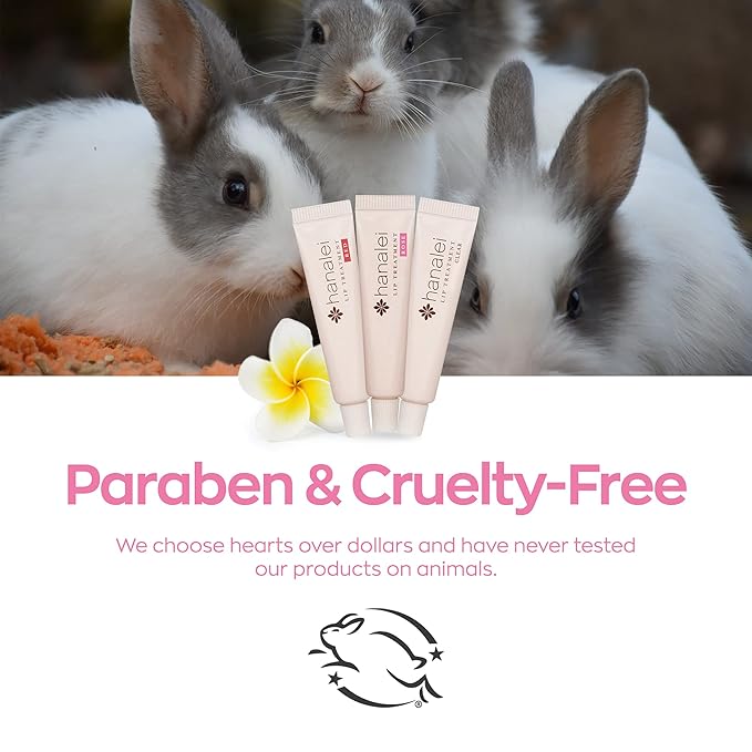 Hanalei Hydrating Lip Treatment Balm – Cruelty-Free, Paraben-Free Moisturizer for Severely Dry, Chapped Lips – Kukui Oil, Shea Butter & Grapeseed Oil –Multi Colored Tint, Travel-Size 3-Pack (5ml X 3)-BrightBean Baby