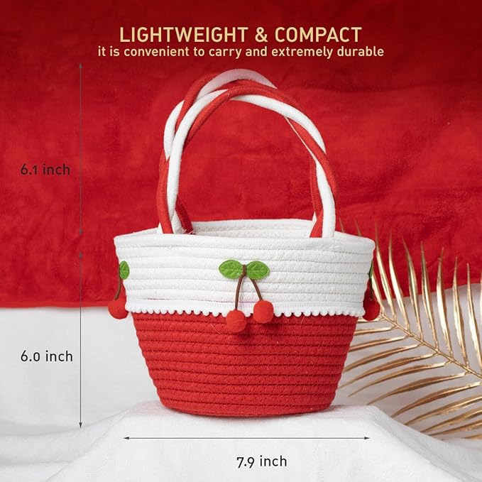 Spa Gifts for Women, Cherry & Berry Spa Gift Set for Teenage Tote Bag, Shower Gel, Hand & Body Lotion, Hitrees Birthday for Best Friend Woman, Mom, Mothers Day-BrightBean Baby