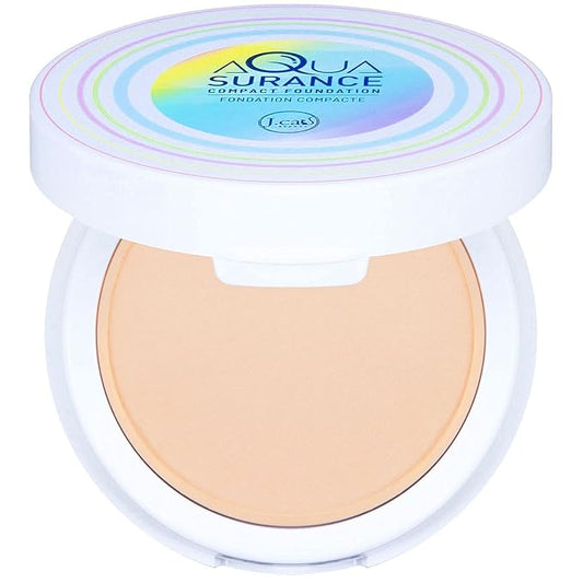 J.CAT BEAUTY Aquasurance Compact Foundation - Porcelain-BrightBean Baby