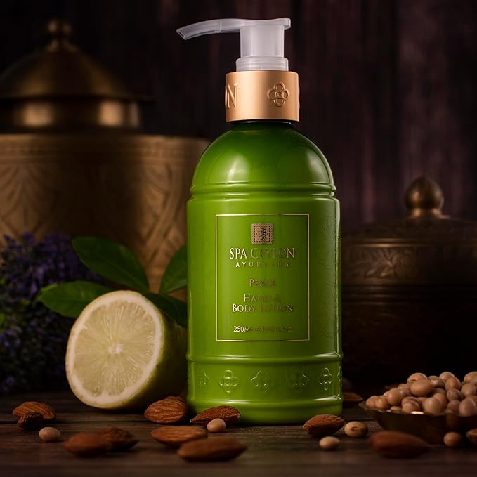 SPA CEYLON Peace Hand and Body Lotion | Calming Herbal Moisturizer with Coconut, Almond & Lemongrass | Gentle & Soothing for All Skin Types-BrightBean Baby