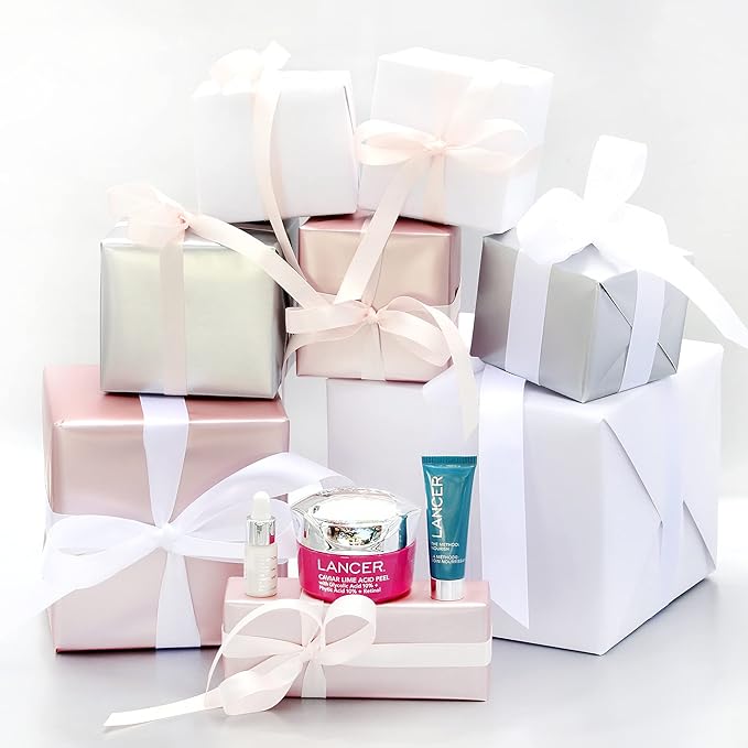 Lancer Skincare Vibrant Glow 3-Piece Set, Contains Moisturizing Face Mask, Caviar Acid Peel, Active Rejuvenation Serum for Vibrant Skin-BrightBean Baby