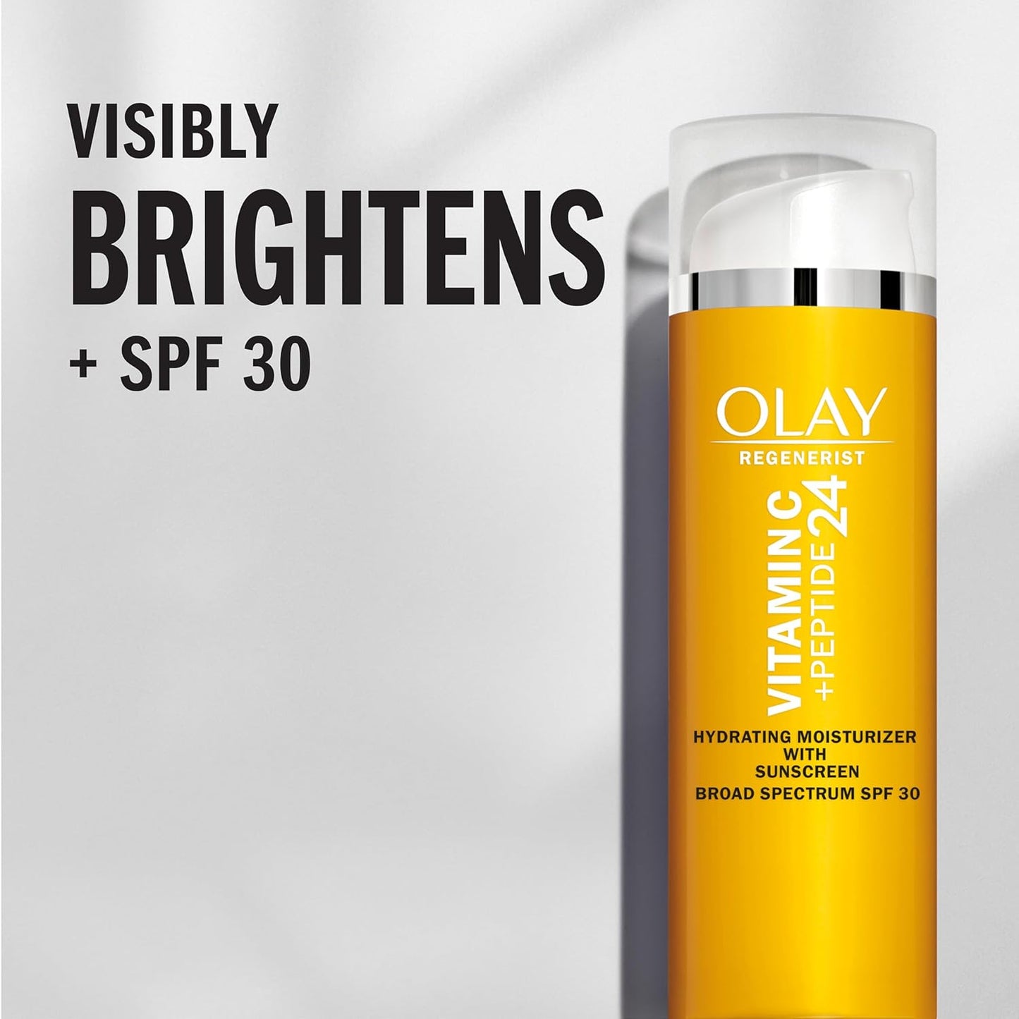 Olay Vitamin C Hydrating moisturizer with sunscreen, SPF 30, 1.7 Oz-BrightBean Baby